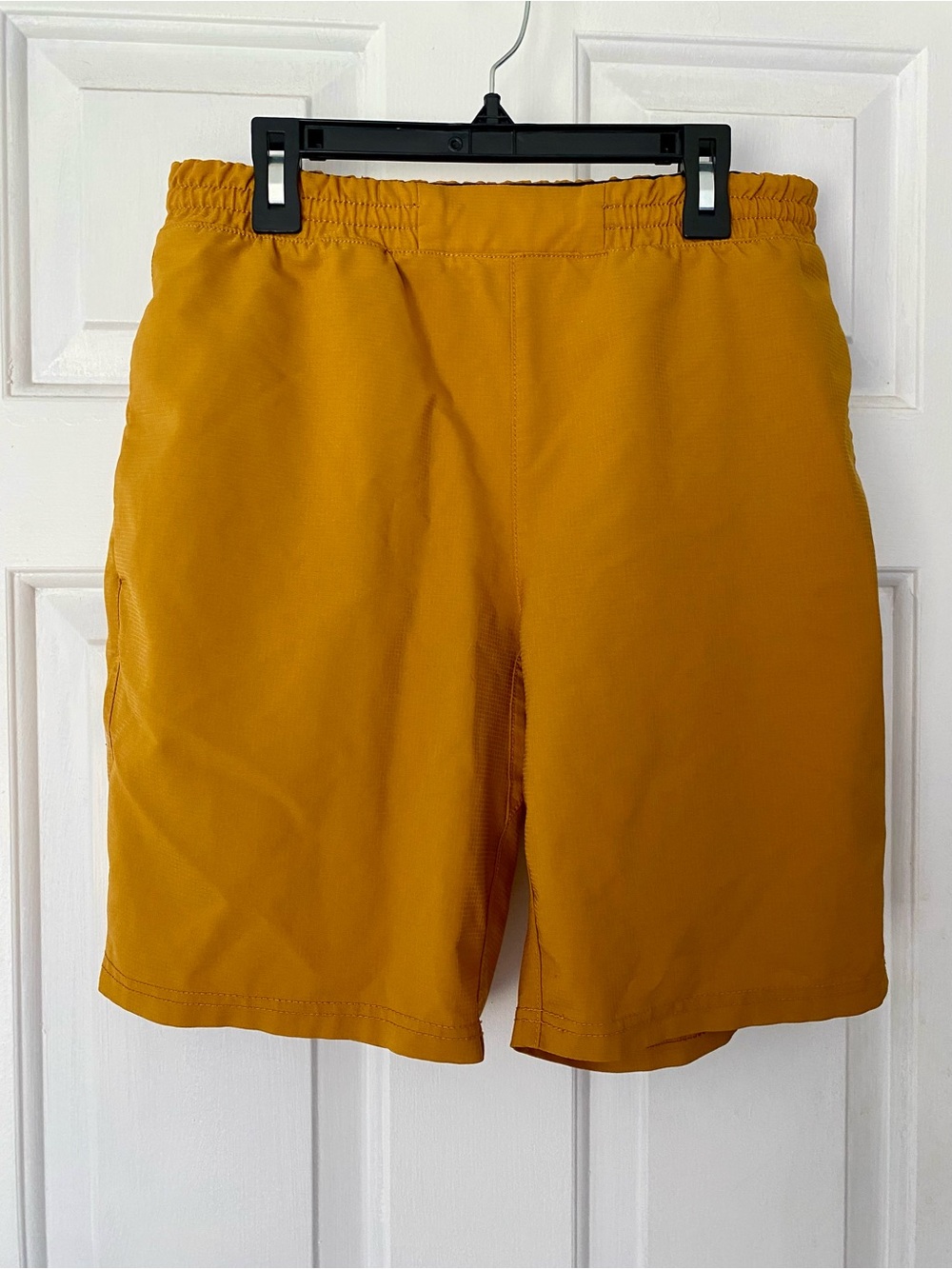 Kenneth Cole Men's Mustard Gold Athletic Shorts